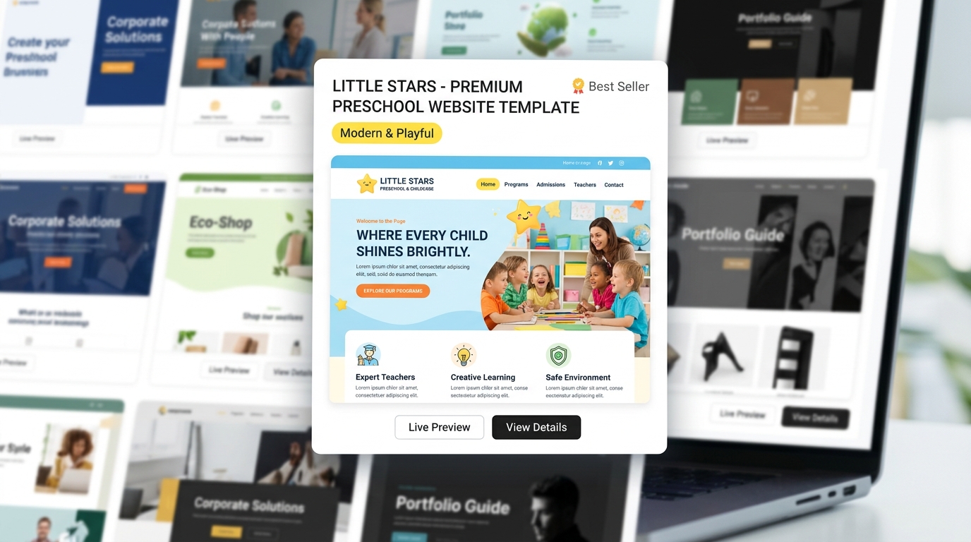 Little Stars Preschool Website